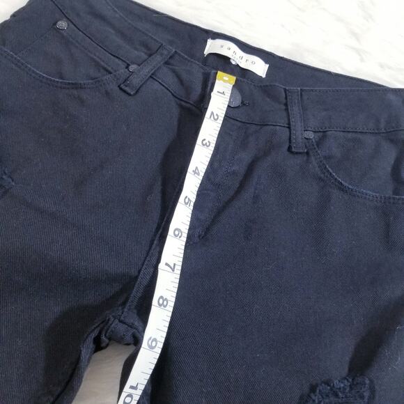 Sandro Paris Distressed Midrise Jeans - Picture 7 of 13